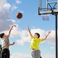 thumbnail image 4 of Costway Panier de Basketball de 18 Pouces à Monter au Mur Ou à la Porte avec Filet Toutes Saisons Noir, 4 of 9