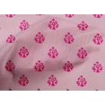 thumbnail image 4 of oneOone Organic Cotton Voile Fabric Floral Block Printed Fabric 1 Yard 42 Inch Wide, 4 of 4