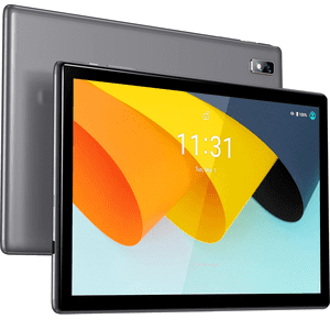 BYYBUO Smartpad A10 tablette 10.1 inch Android 13 Comprimés 4 RAM,64 Go ROM, Le cortex TM-A53 Processeur à quatre niveaux, 5000mAh Batterie,1280x800 IPS HD écran tactile 8MP Caméra, Bluetooth, WiFi (Gris)