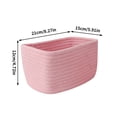 thumbnail image 2 of Chmadoxn Storage Trunks,Closet Organizers and Storage, Organization and Storage, Storage Bins, Rope Storage Basket Large Capacity Living Room Storage Basket Storage Basket storage basket, 2 of 6