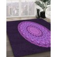 thumbnail image 3 of Ahgly Tapis Rectangulaire Lavable en Machine Intérieur Transitionnel Orchidée Foncée Violet, 8 Pieds x 12 Pieds, 3 of 7