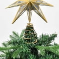 thumbnail image 5 of FRAÎCHE 12.25" Star Iron Christmas Tree Topper, Gold, 5 of 5