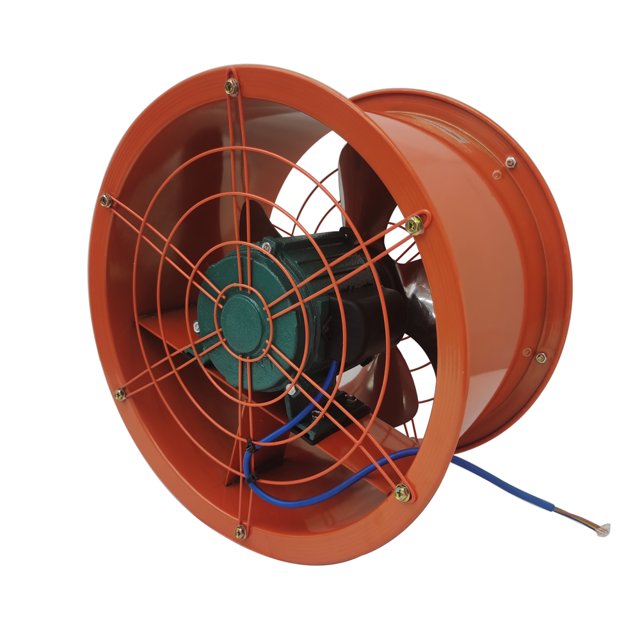 INTBUYING Extractor Fan 14'' Explosion-proof Tube Axial Duct Fan Cylinder Pipe 220V