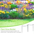 thumbnail image 2 of 4 pcs Metal Garden Support Stakes Half  Plant Support Ring Border Supports Ring Cage Plant Hoops Bow Flower Support Plant Support Frame for Rose Peony Hydrangea, 2 of 10