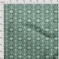 thumbnail image 4 of oneOone Rayon Green Fabric Floral Sewing Craft Projects Fabric Prints By Yard 56 Inch Wide, 4 of 4