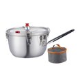 thumbnail image 3 of veasfak Stainless Steel Pressure Cooking Pot Instant Cooking Pot Fast Cooking Pressure Single handle, 3 of 9