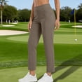 thumbnail image 2 of Golf Pants for Women Stretch Breathable Casual Solid Color Cropped Pants 1 Pc, 2 of 9