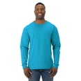 thumbnail image 1 of Jerzees Mens DRI-POWER Active Long Sleeve Crew T-Shirt, S, California Blue, 1 of 1