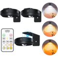 thumbnail image 1 of WILLED Lumières pour Mur, Lot de 3 Lumières de Cadre Photo 1200mAh à Batterie Rechargeable, Lumières de Rondelle avec Télécommande, Éclairage Artistique à Intensité Réglable et Minuterie pour Peintures Sans Fil, Lumière Magnétique de Galerie, 1 of 6