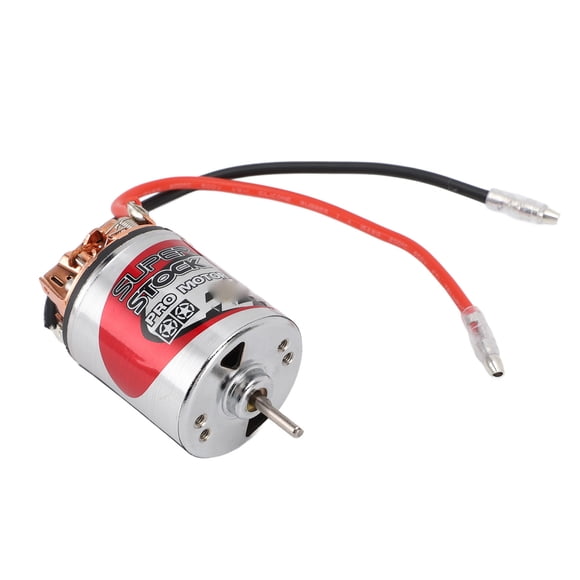 Moteur RC à Balais, Moteur Électrique à Balais Étanche à Grande Torsion avec Coque en Acier Inoxydable pour Voiture RC 1/10