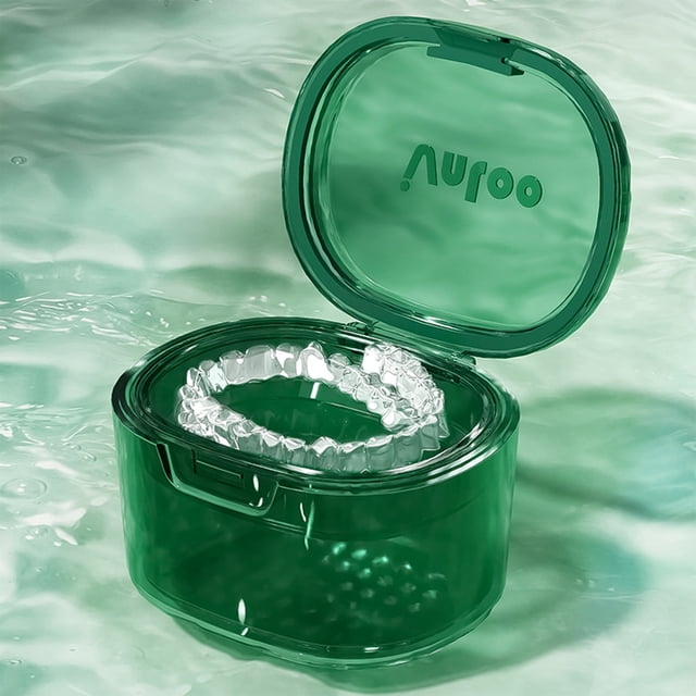 Dvkptbk Étui de Retenue, Étui d'Aligneur Mignon et Mince Compatible avec Invisalign, Boîtes de Rangement Portatives Boîtes de Nettoyage Boîtes de Rangement