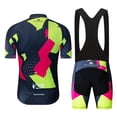 thumbnail image 2 of Ensemble Estival de Maillot de Cyclisme pour Homme avec Bretelles, Tenue Ropa avec Coussinet en Gel, Vélo de Montagne, 2 of 3