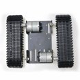 thumbnail image 3 of Robot sur Chenilles Robot Smart Car Platform Kits Robotiques Robot Tank Crawler Châssis Kit de Bricolage Solide Robot Plate-Forme Réservoir Mobile Plate-forme Robotisée Jouet Plate-forme de Remplacement pour Arduino, 3 of 8