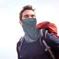 thumbnail image 1 of UPF50+ Sun Protection Face Mask & Neck Gaiter - Breathable Ice Silk Scarf for Cycling, Fishing, Hiking - Adjustable Full Face Cover with Ear Loops, 1 of 5