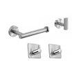thumbnail image 4 of Towel Rack Set Stainless Steel Towel Rack Set Bathroom Shelf Towel Bar, 4 of 9