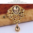 thumbnail image 3 of Heliisoer European And American Luxury Banquet Jewelry Drop Brooch, 3 of 3