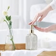 thumbnail image 4 of UsRHHA Glass Hand Soap Dispenser Bottle, Refillable Soap Dispenser for Bathroom, Reusable Lotion Shampoo Dispenser for Kitchen Countertop Sink, 4 of 6