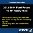thumbnail image 3 of Ensemble d'Enjoliveurs de Moyeu Réplique Premium - Remplacement pour Ford Focus 2012-2014 - Couvre-Roue de 16 Pouces de Remplacement (4 Pcs), 3 of 3