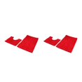thumbnail image 3 of kurtrusly 1/2/3 Polyester Chenille Rug Carpet With Soft Texture Good Stepping Feeling And Strong Grip Prompt Red 50*80+50*50 2PCS, 3 of 6