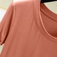 thumbnail image 4 of Birdeem T-Shirt Décontracté pour Femme, Mince, Coupe Fly, Doux et Bas, Ajusté, Manches Courtes, Col Rond, Haut/chemise, 4 of 9