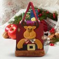 thumbnail image 4 of RXIRUCGD Sacs-Cadeaux de Noël Rouges avec Poignée, Petits Sacs Fourre-Tout en Tissu Réutilisables pour Bonbons, pour Cadeaux de Fête de Noël, Mariage, Anniversaire, 4 of 4