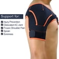 thumbnail image 1 of Shoulder Brace Rotator Cuff, Elastic Shoulder Brace Support, Breathable Ergonomic Soft Three Dimensional Stereoscopic Structure For Sport Shoulder, 1 of 8