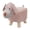 pink dog, variant on Animal Footstool Portable Footrest Ottoman for Porch, Playroom, Living Room