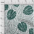thumbnail image 2 of oneOone Tissu Georgette Viscose Vert Sarcelle Matériel de Robe Tropical Tissu Imprimé Tissu au Mètre 42 Pouces de Large, 2 of 4