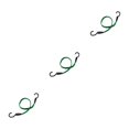 thumbnail image 3 of Dalazy Adjustable Luggage Strap - Durable And Secure For All Travel Needs Reliable Elastic Straps With Hook green black 65cm 3Set, 3 of 6