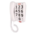 thumbnail image 4 of Large Button Phones For Seniors, Big Button Corded Landline For Elderly Use, Adjustable Volume Corded Landline Telephone, For Home Wall/Desk/ Wall Mountable, 4 of 8