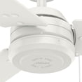 thumbnail image 3 of Hunter Cassius Ventilateur de Plafond Intérieur et Extérieur de 52 Pouces avec Chaîne de Tirage, Blanc Frais, 3 of 7