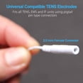 thumbnail image 5 of Tampons d'Électrode, 20 Pcs, Tampons de Remplacement d'Unité 2”x2?? pour Électrothérapie, Machine de Stimulation Musculaire EMS, Réutilisables, 5 of 5