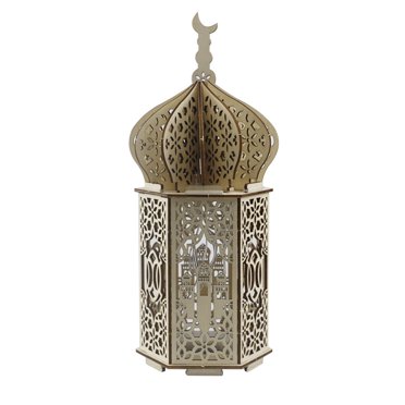 MesaSe Decoration Decorative Lighthouse Led Lights Lighthouses Alphabet Palace Creative Diy Ramadan Eid Mubarak Modeling Lamp