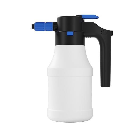 Arrosoir Vaporisateur de Mousse pour Lavage de Voiture Électrique 1,5 L à Haute Pression pour le Nettoyage des Véhicules et le Jardinage à la Maison avec Buse Réglable et Conception Pressurisée