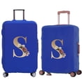 thumbnail image 1 of Luggage Cover Travel Suitcase Protective Cover for Trunk Case 18 '' -28 '' Foldable Elastic Suitcase Cover Gold Pattern 8gold S S, 1 of 6