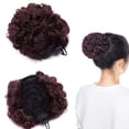 thumbnail image 2 of Afro Kinky Curly Hair Bun Extension Puff Chignon Hairpiece With Drawstring Messy Updo Synthetic For Women, 2 of 6