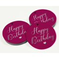 thumbnail image 3 of Inkdotpot Silver Foil Paper Hang Tags Happy Birthday Favor Tags 100 Pieces, 3 of 6