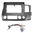 thumbnail image 1 of Car Interior GPS Navigator Panel Frame Cover Trim Right Drive Fit for Honda Civic 2006, 1 of 9