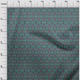 thumbnail image 2 of oneOone Organic Cotton Poplin Twill Fabric Geometric & Paisley Block Print Fabric BTY 42 Inch Wide, 2 of 4