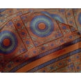 thumbnail image 4 of oneOone Silk Tabby Fabric Leaves & Floral Block Print Fabric By The Yard 42 Inch Wide, 4 of 4