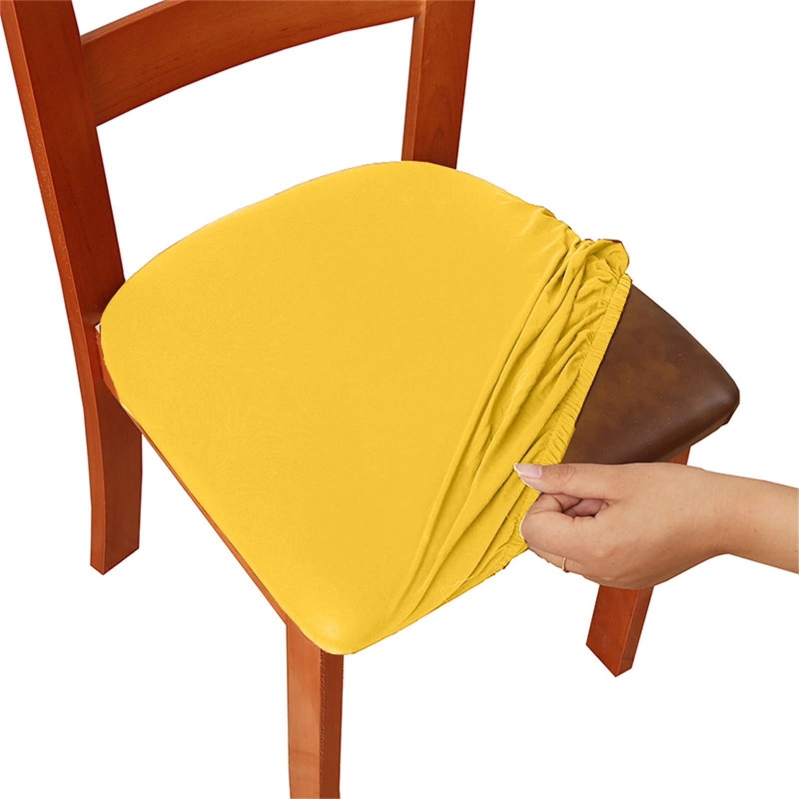 Boovnll Chair Covers for Dining Chairs, 14-19" Stretch Removable Washable Dining Chair Covers for Home, Restaurant, Banquet, Kitchen, Chair Protector, Chair Covers