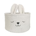 thumbnail image 2 of PRETXORVE Happy Easter Bunny Long Ears Easter Basket Buckets Easter Children Storage, 2 of 6