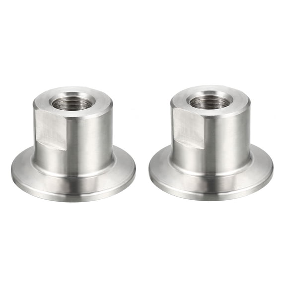 Unique Bargains Pipe Fitting KF25 Female Threaded 1/4 PT To  Clamp OD 40mm Ferrule 2Pcs