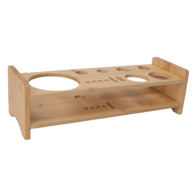 Bartending Tool Holder, Portable Bamboo Wood Bartender Kit Stand Compact For Home