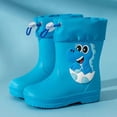 thumbnail image 2 of Bottes pour Garçons - Chukka de Randonnée Confortable pour Garçons - Chaussures de Pluie pour la Neige pour Enfants Garçons avec Fermeture Éclair Semelle Texturée pour Enfants Design Confortable Enfants Fleur Hiver pour Stabilité Chaussures Idéales Décontractées, 2 of 9