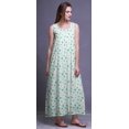 thumbnail image 2 of Bimba Nuisettes en Rayonne Imprimées pour Femmes Robe Sans Manches Tenue de Nuit Robe Maxi-2x, 2 of 5