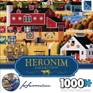Sure-Lox Amish Harvest 1000 piece puzzle