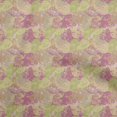 thumbnail image 1 of oneOone Georgette Viscose Brun Pâle Tissu Feuilles d'Automne Matière pour Robe Tissu Imprimé Tissu au Mètre 42 Pouces de Large, 1 of 4