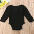 thumbnail image 3 of Newborn Multicolor Long-sleeved Buttoned Bottoming Jumpsuit Long-sleeved Knitted One-piece Suit, 3 of 7