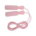 thumbnail image 3 of Corde, Améliorer les Réflexes Fil d'Acier Corde à Sauter Ajustable Grand Application Doubles Roulements pour Mise en Forme Rose, 3 of 8